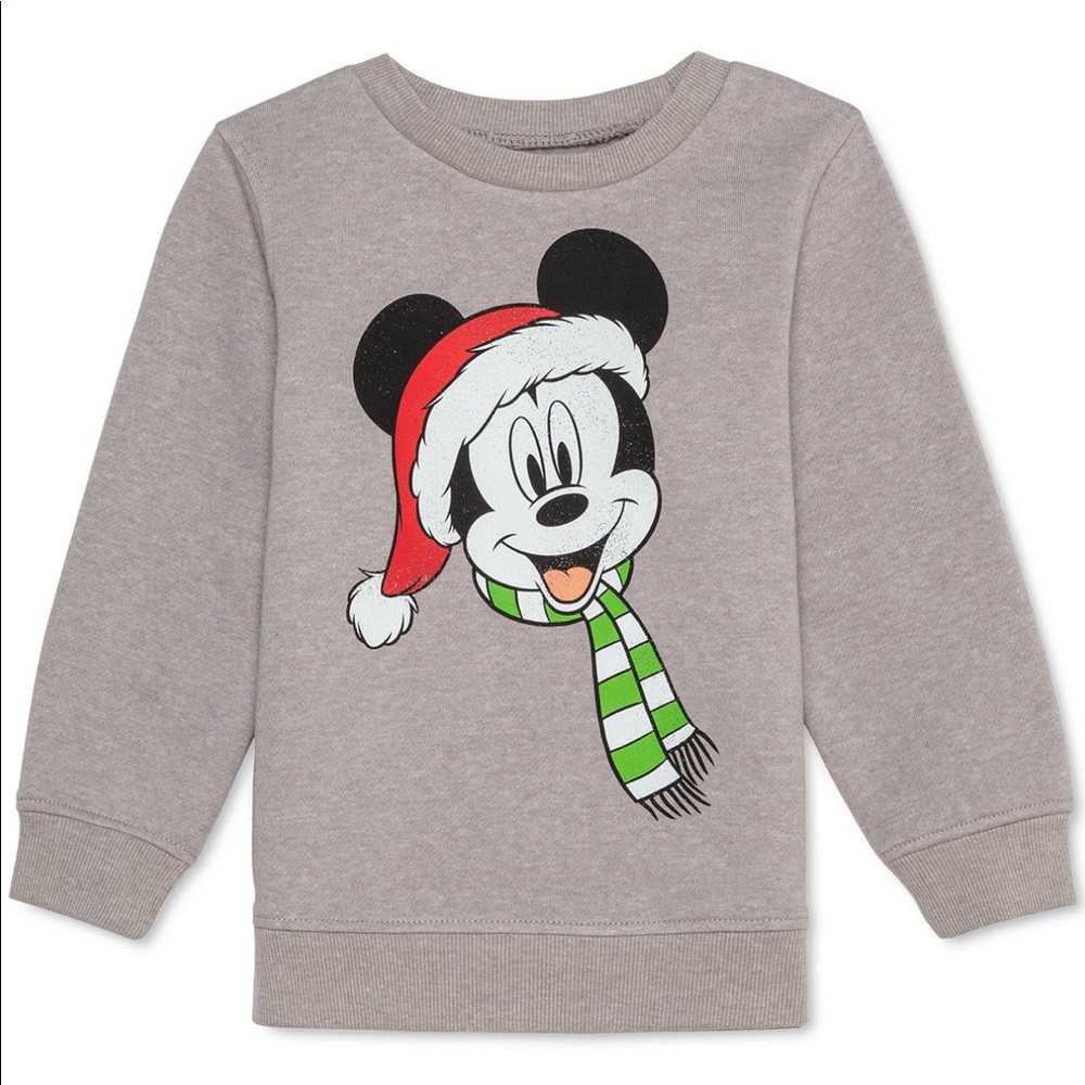 *SOLD* Disney Micky Mouse Little Boy's Santa Sweatshirt